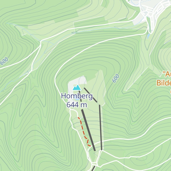 Map of Skihütte Homberg