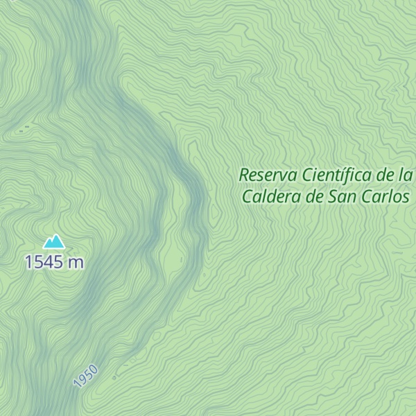 Map of Pico Gran Caldera