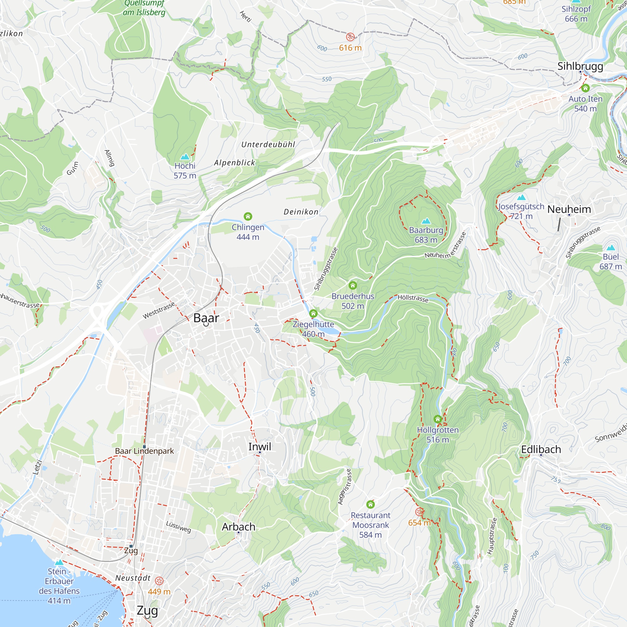 Ziegelhütte map