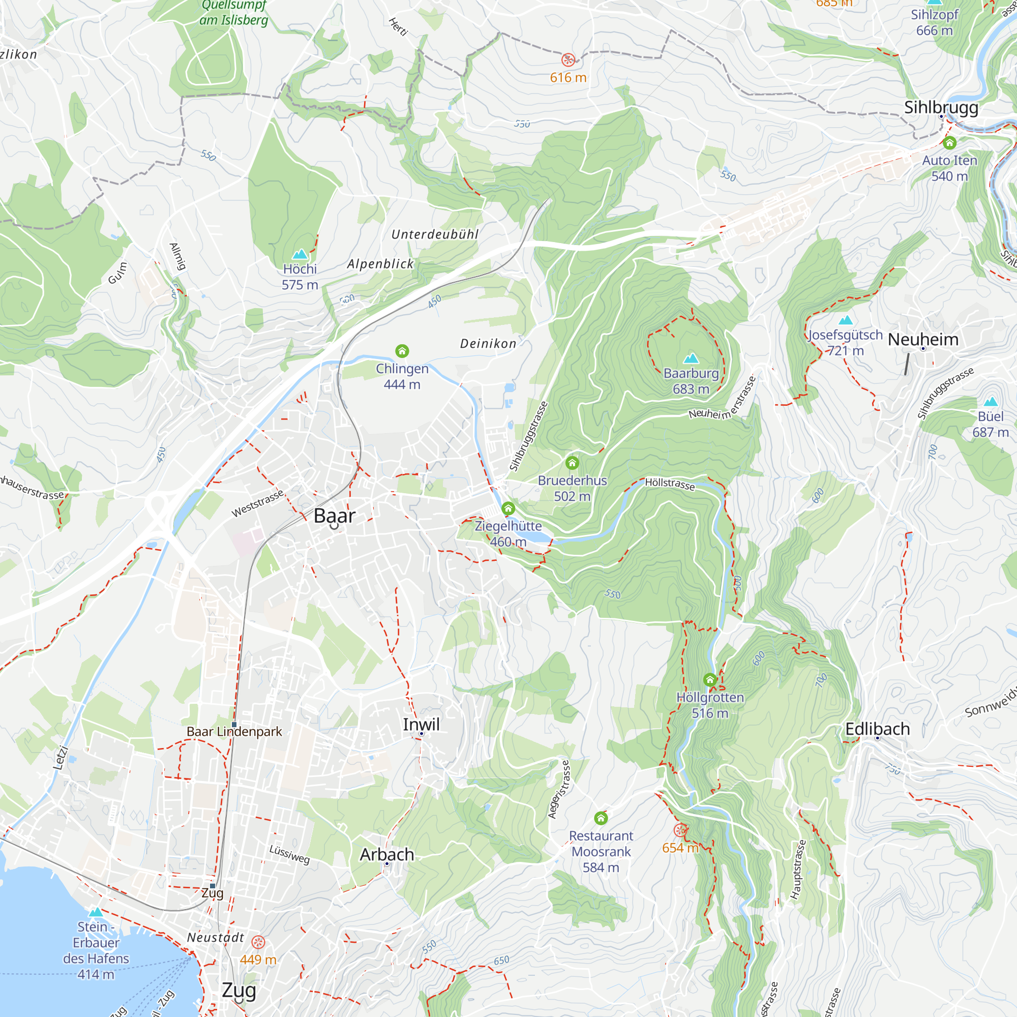 Ziegelhütte map