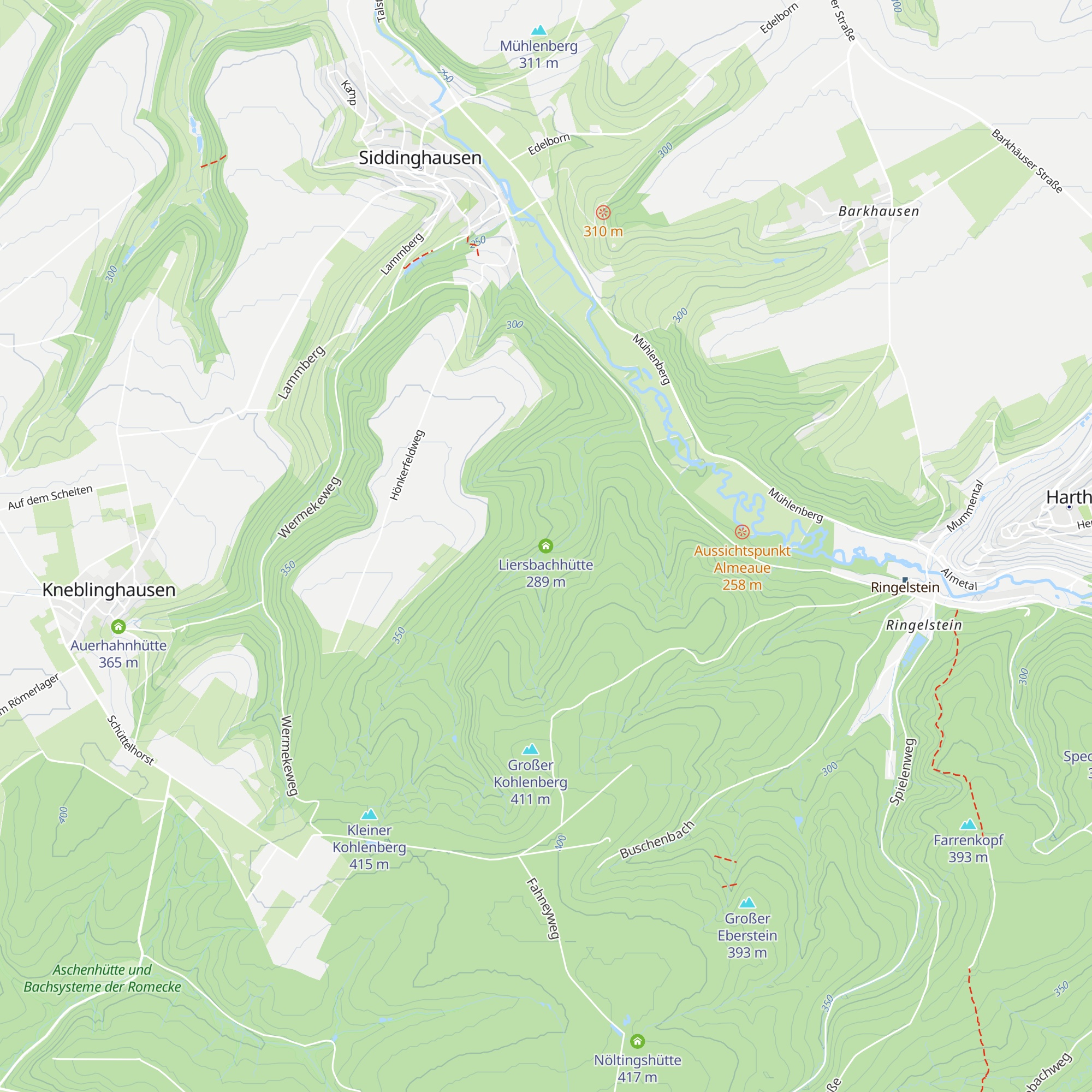 Liersbachhütte map