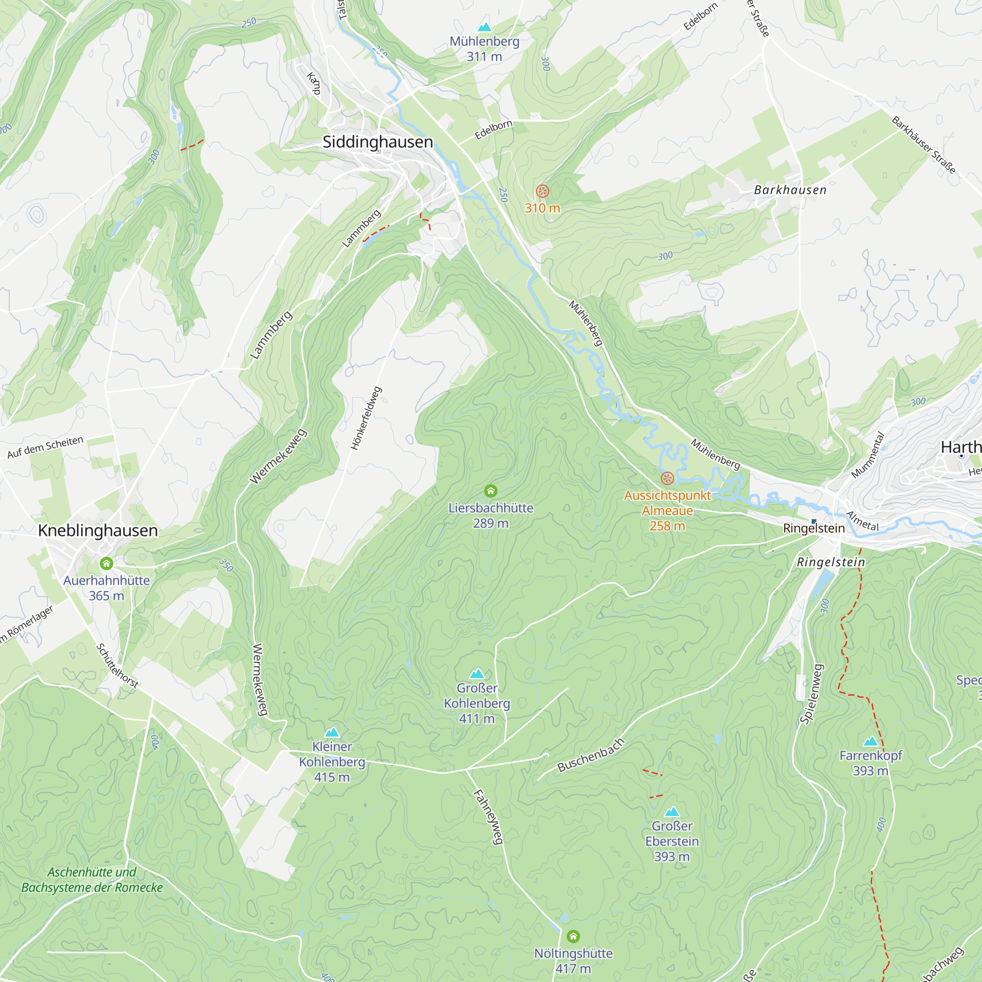 Liersbachhütte map