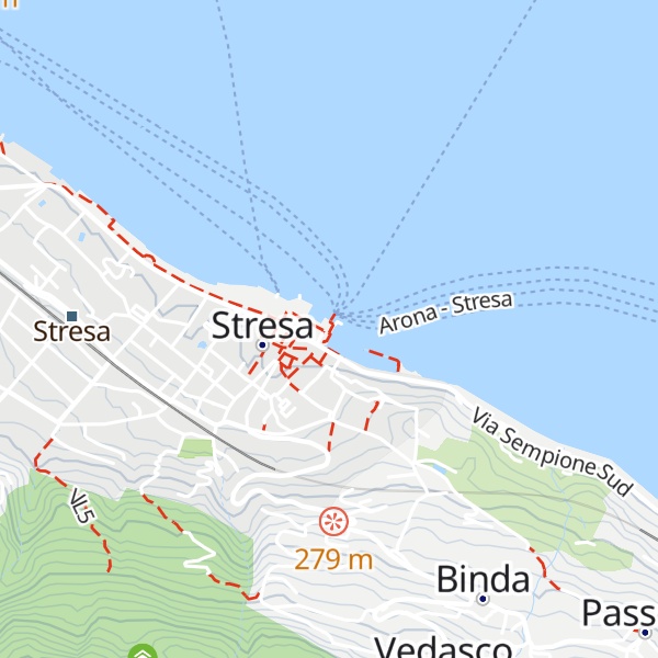 Map of Citta' di Stresa Ufficio Informazioni Turistiche