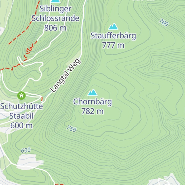 Map of Chornbärg