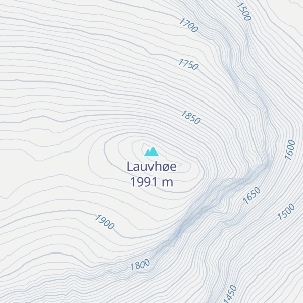Map of Lauvhøe