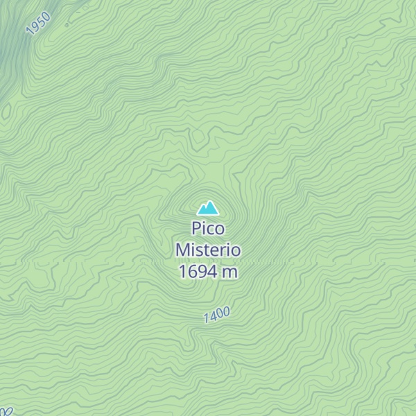 Map of Pico Misterio