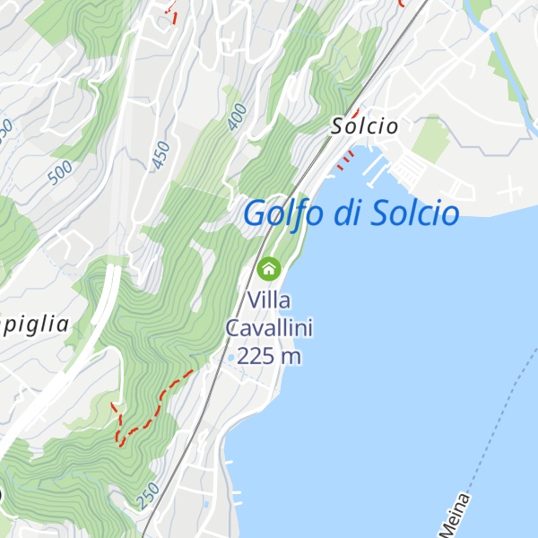 Map of Villa Cavallini
