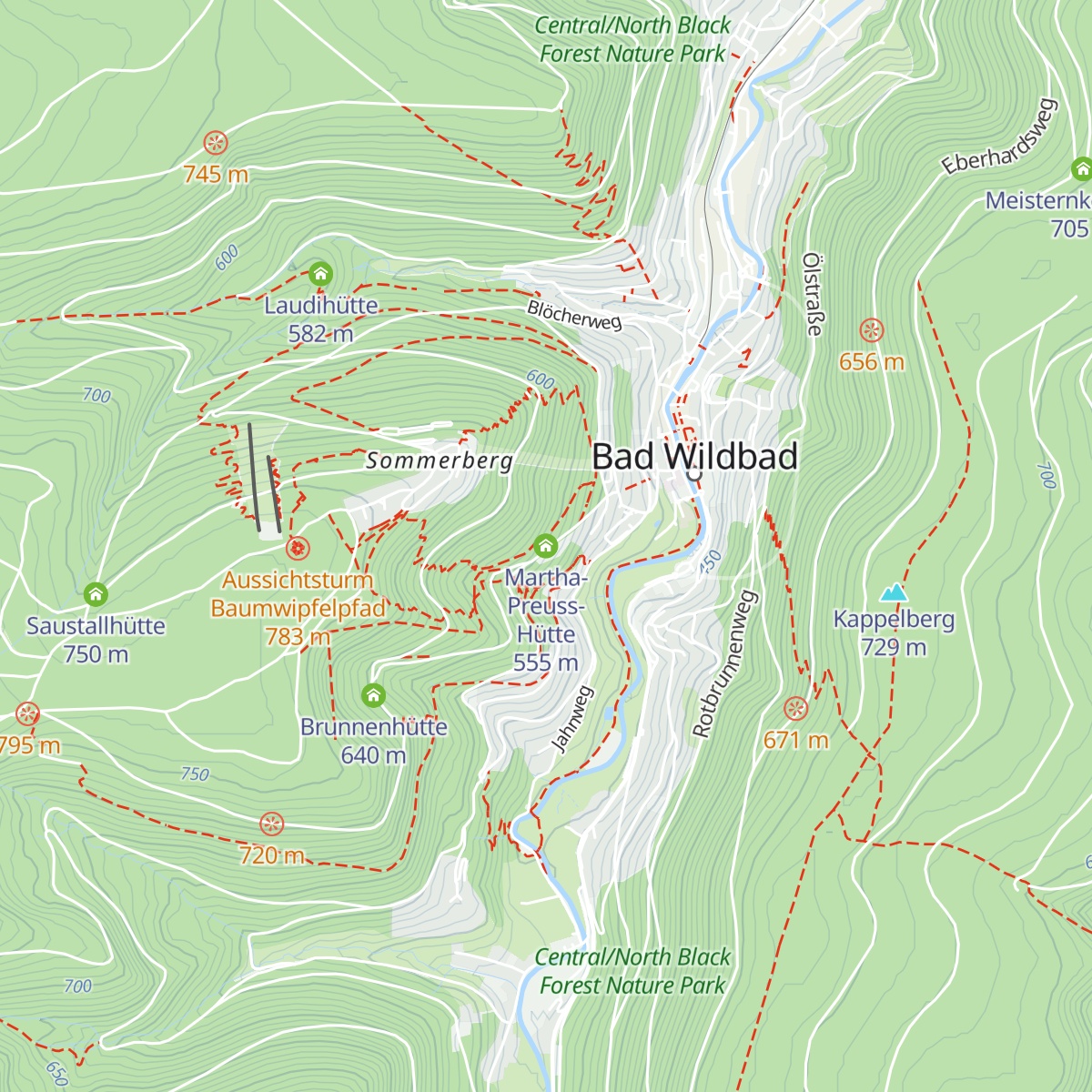 Martha-Preuss-Hütte map