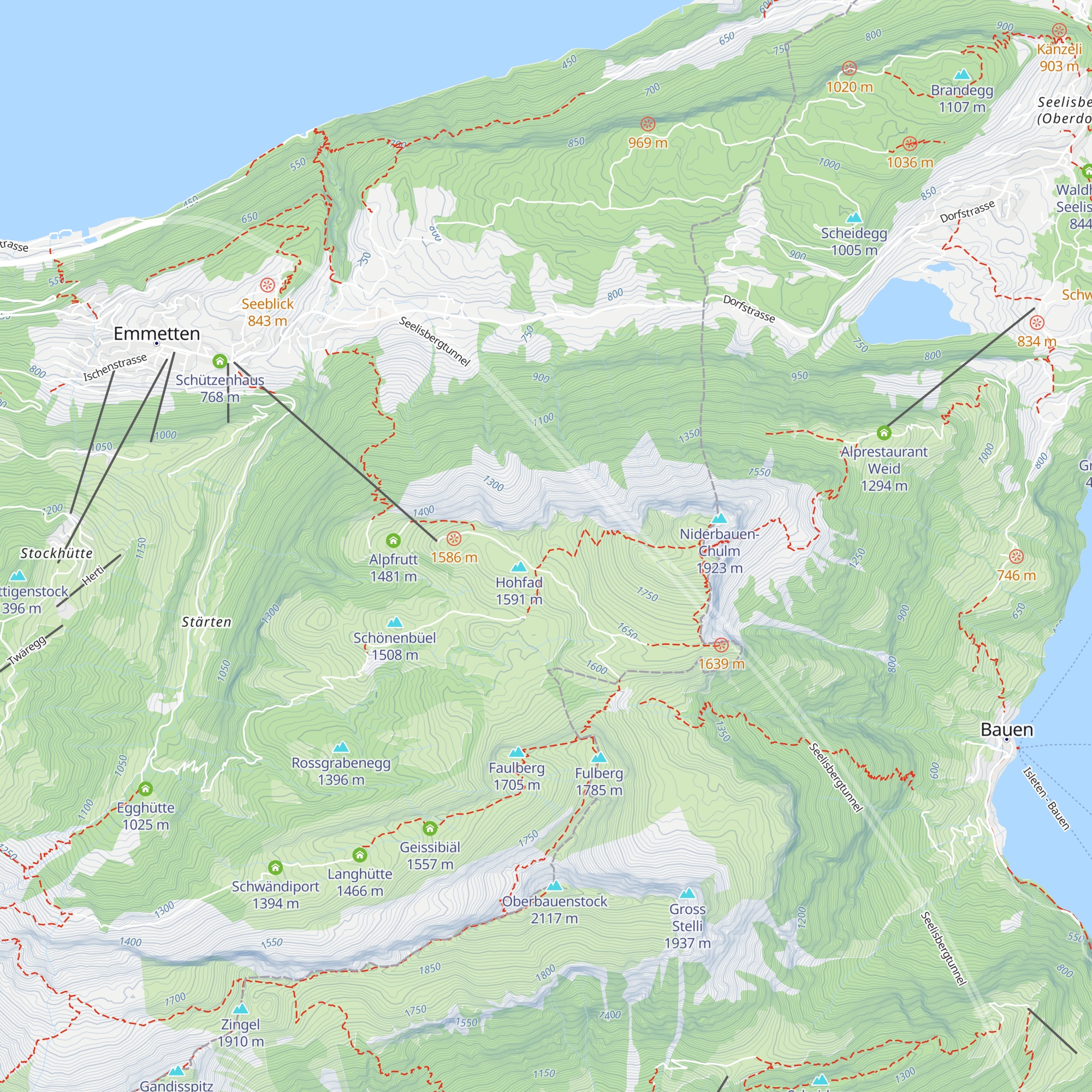 Alp Tritt map