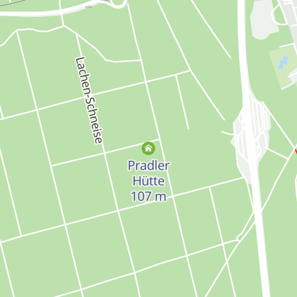 Map of Pradler Hütte
