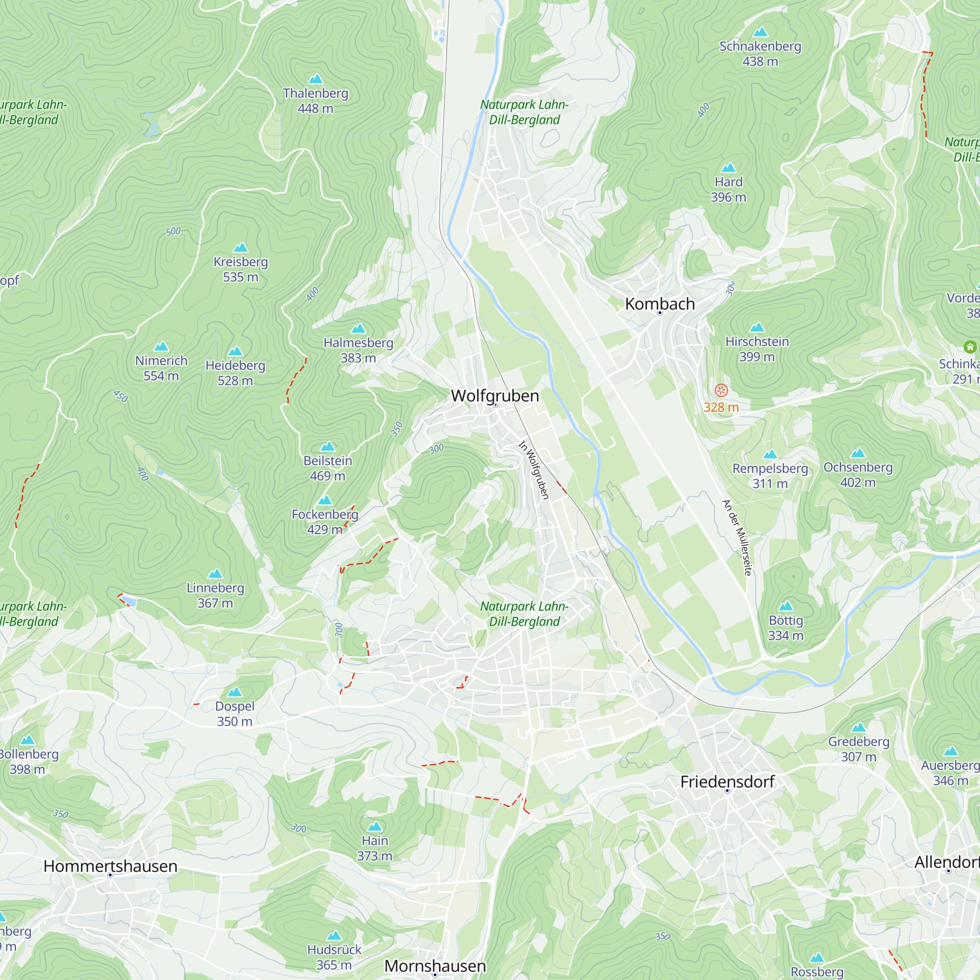 Schutzhütte Wolfgruben map