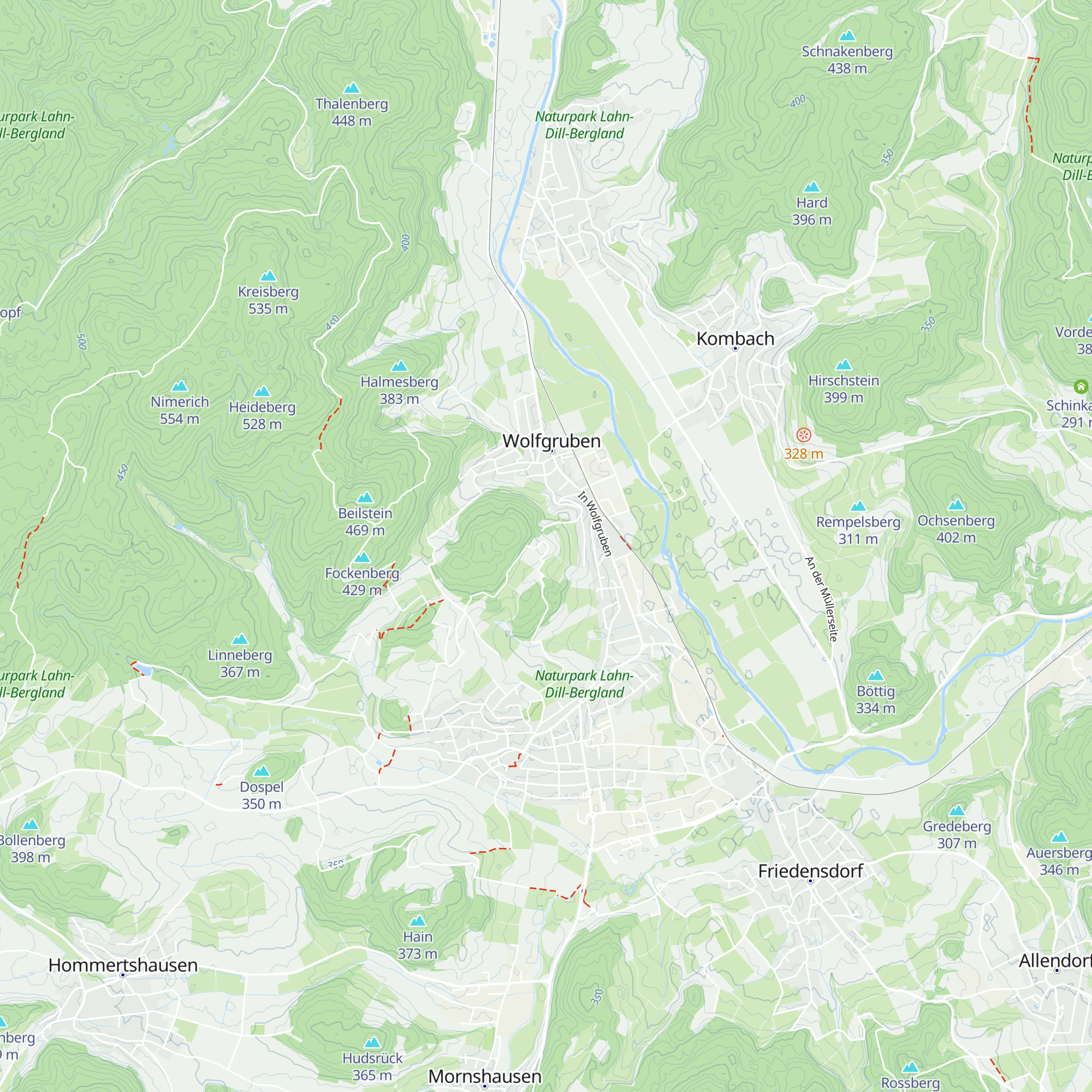 Schutzhütte Wolfgruben map