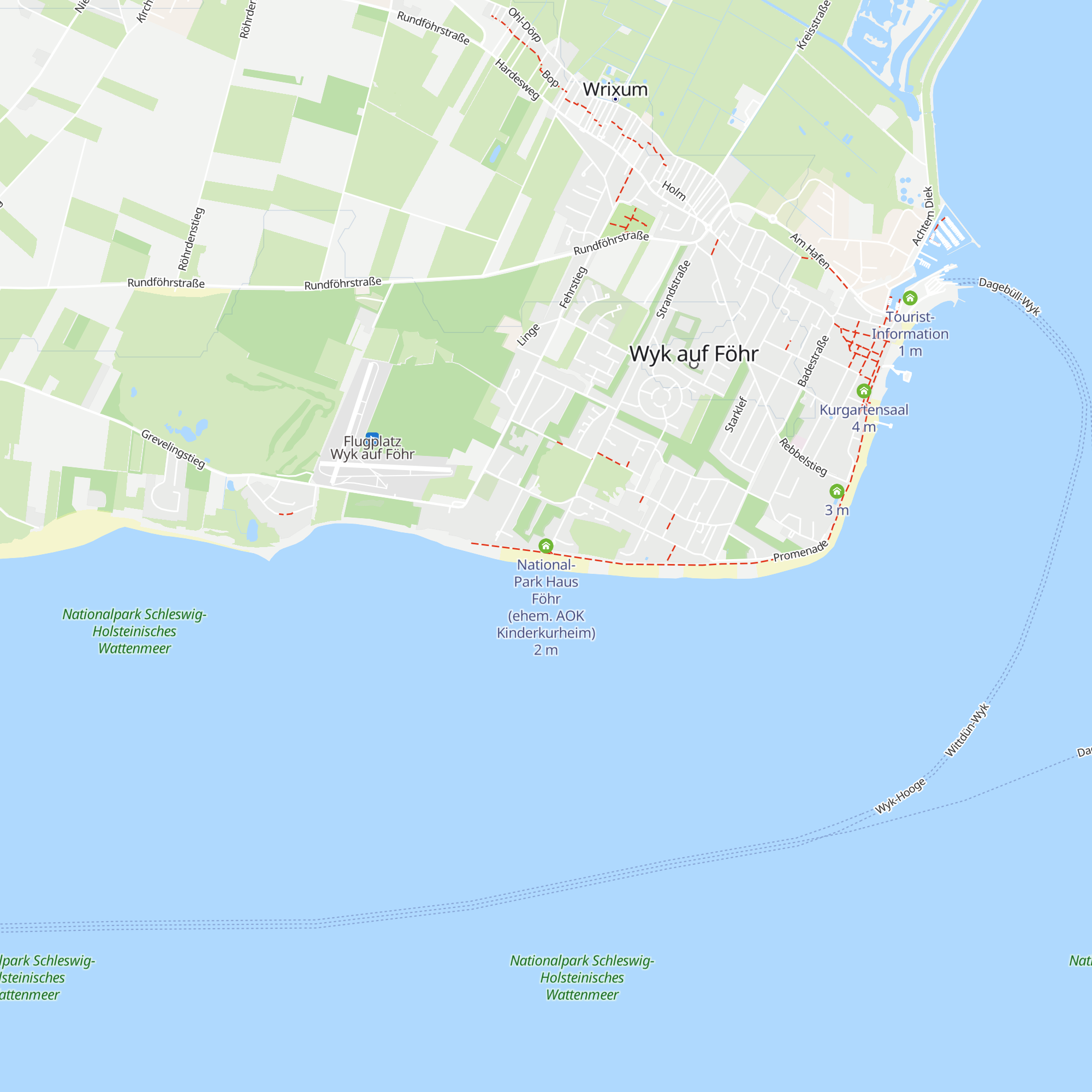 National-Park Haus Föhr (ehem. AOK Kinderkurheim) map