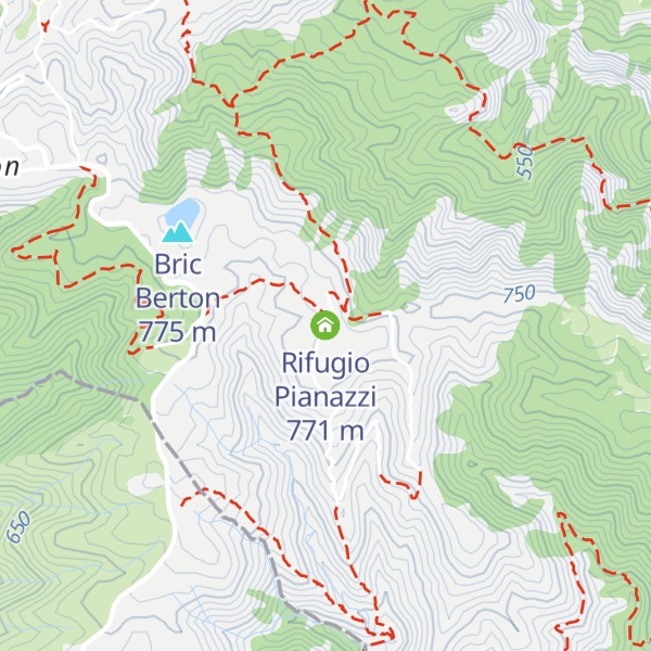 Map of Rifugio Pianazzi