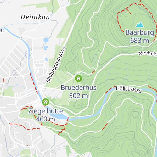 Map of Bruederhus