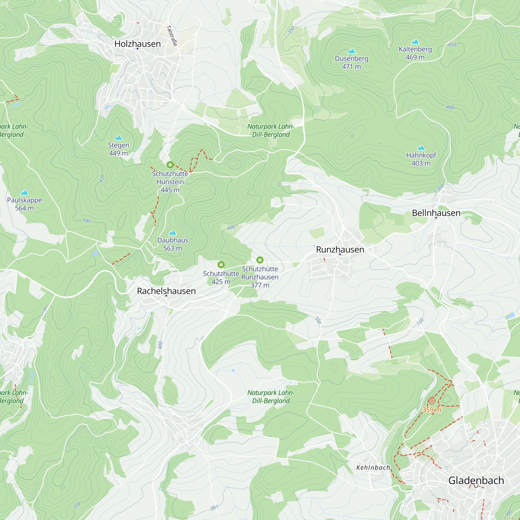 Schutzhütte Runzhausen map