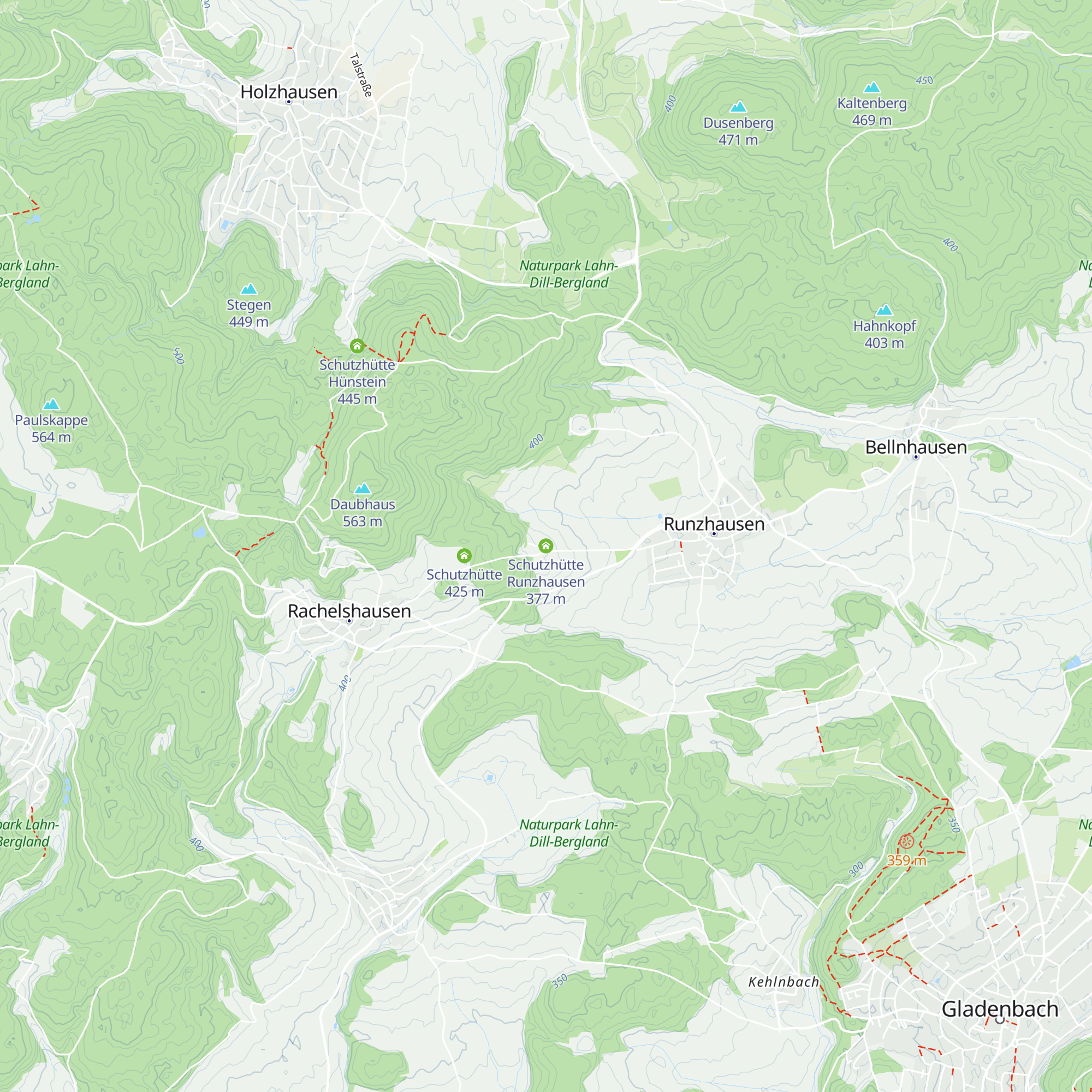 Schutzhütte Runzhausen map