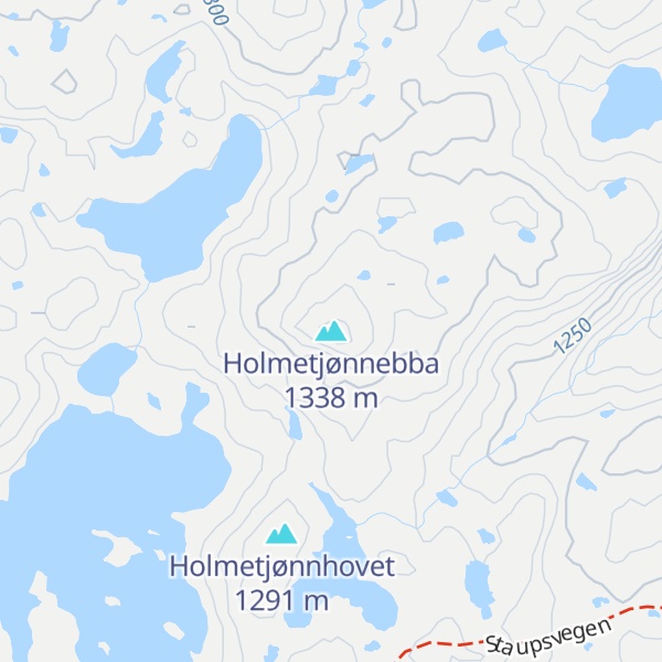 Map of Holmetjønnebba
