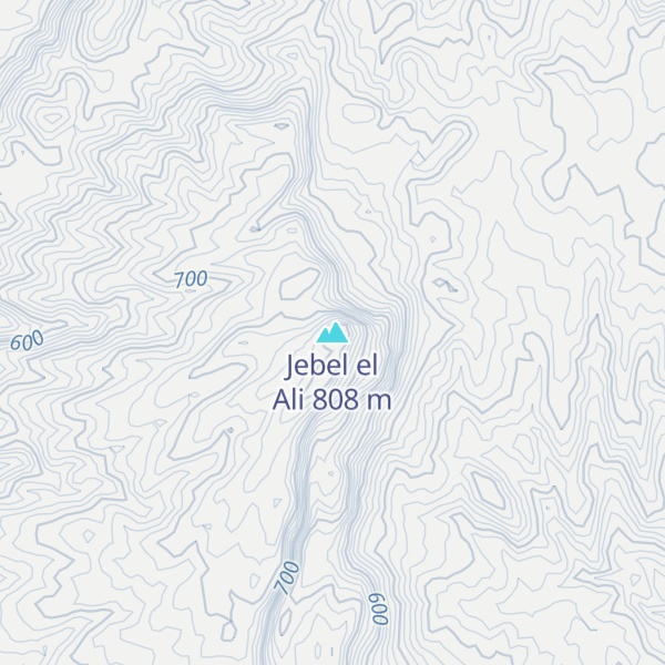 Map of Jebel el Ali
