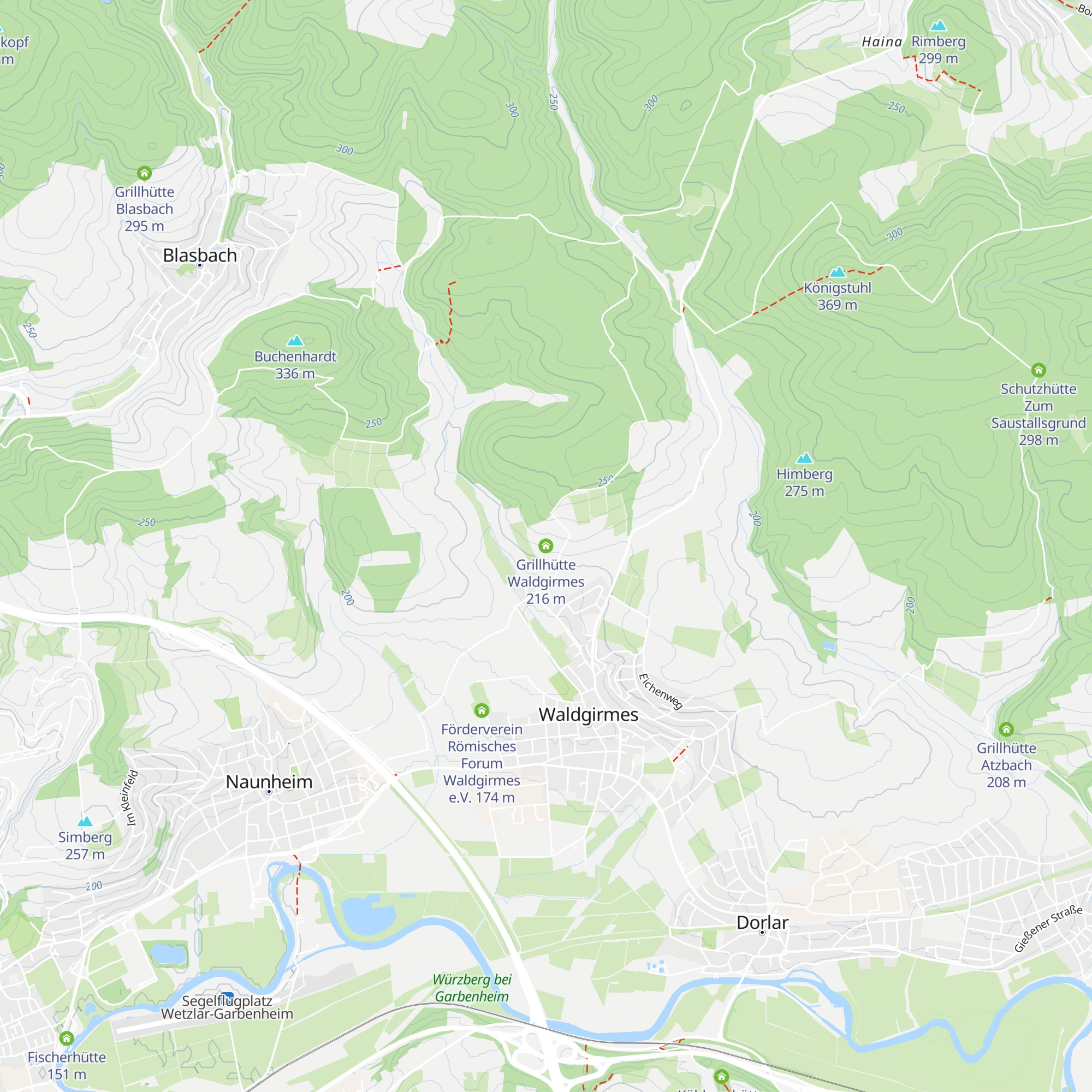 Grillhütte Waldgirmes map