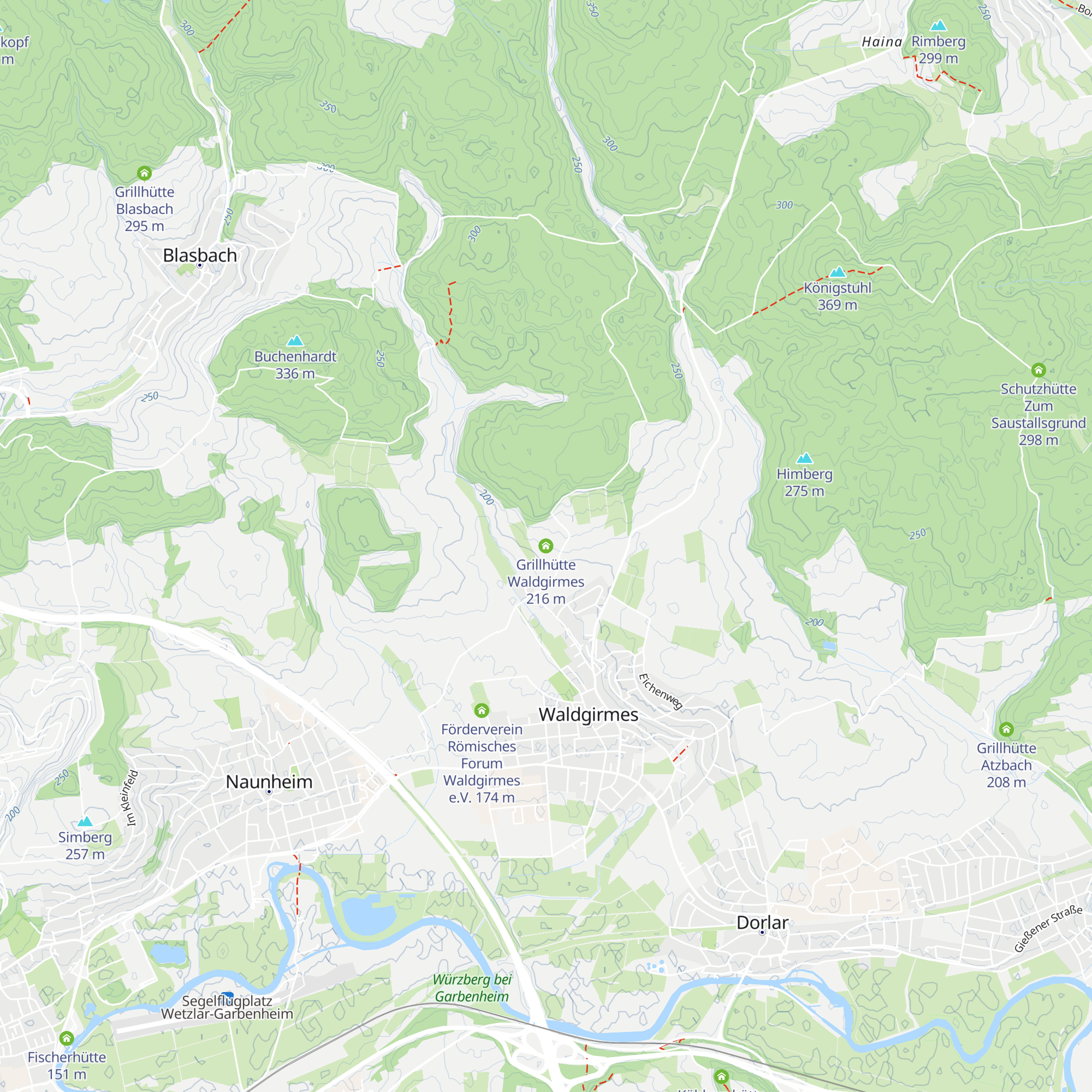 Grillhütte Waldgirmes map