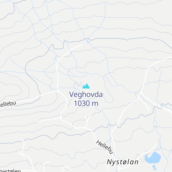Map of Veghovda