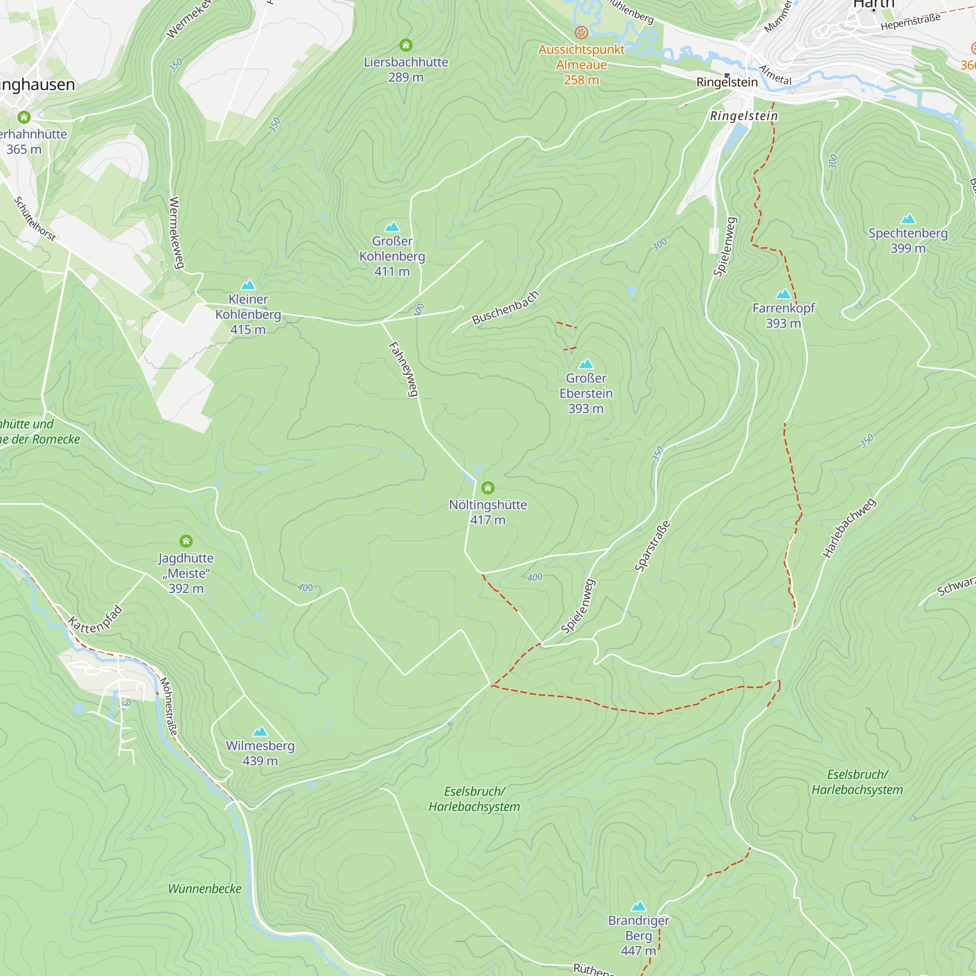 Nöltingshütte map
