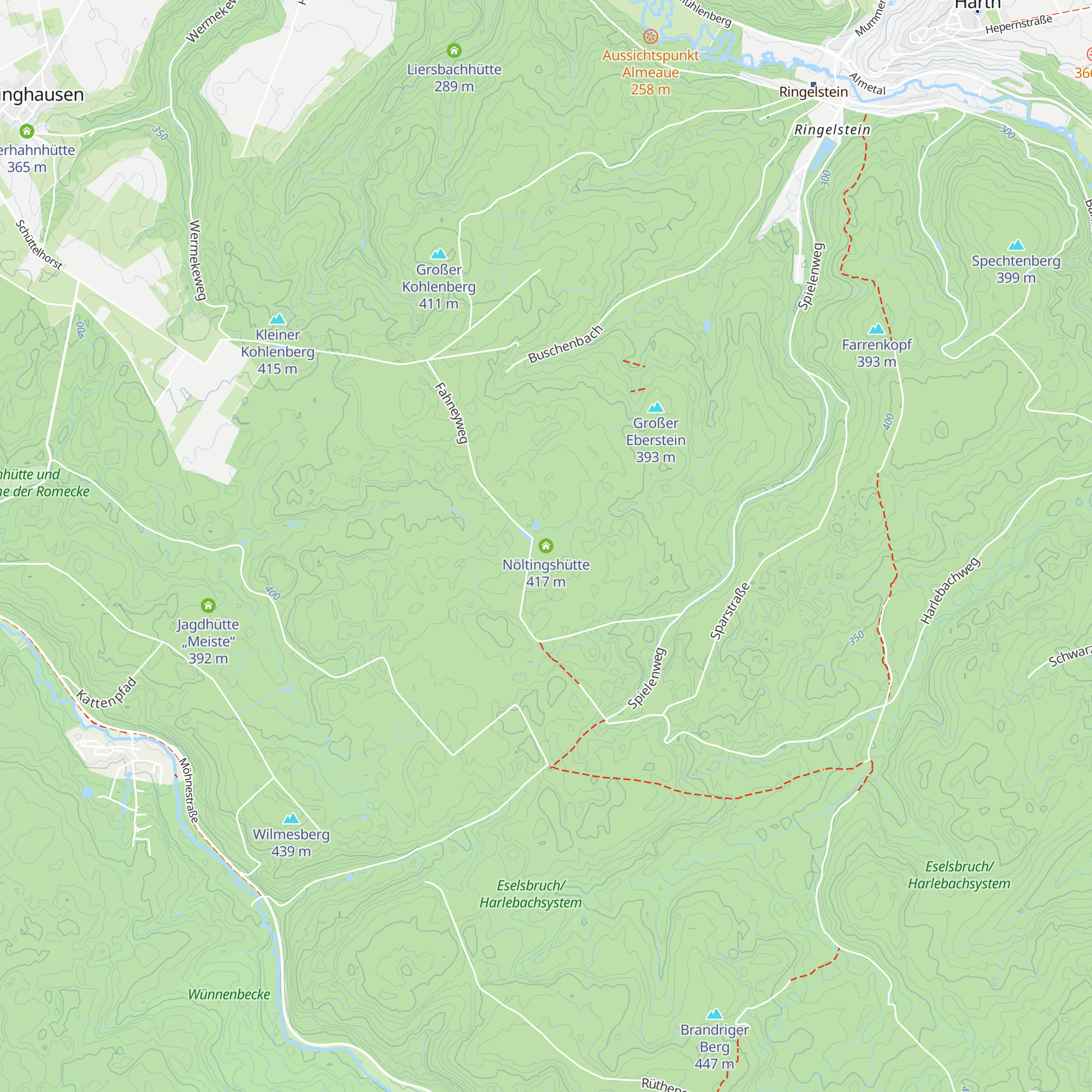 Nöltingshütte map