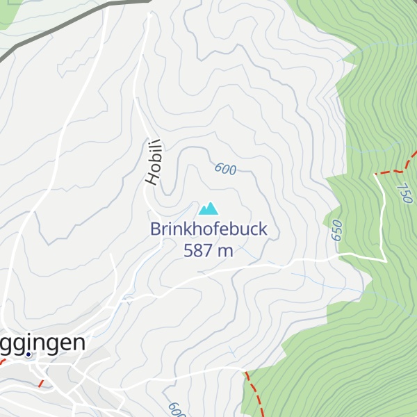 Map of Brinkhofebuck