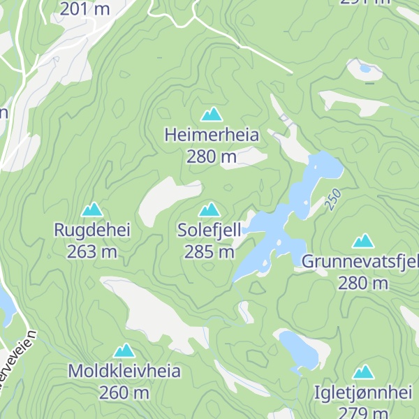 Map of Solefjell