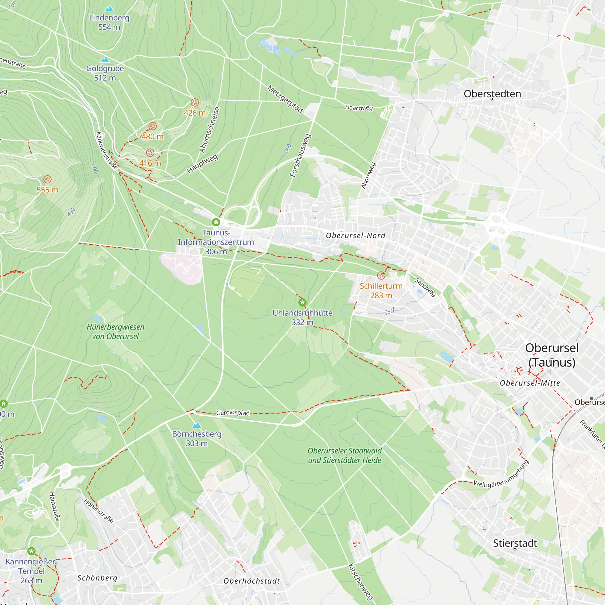 Uhlandsruhhütte map