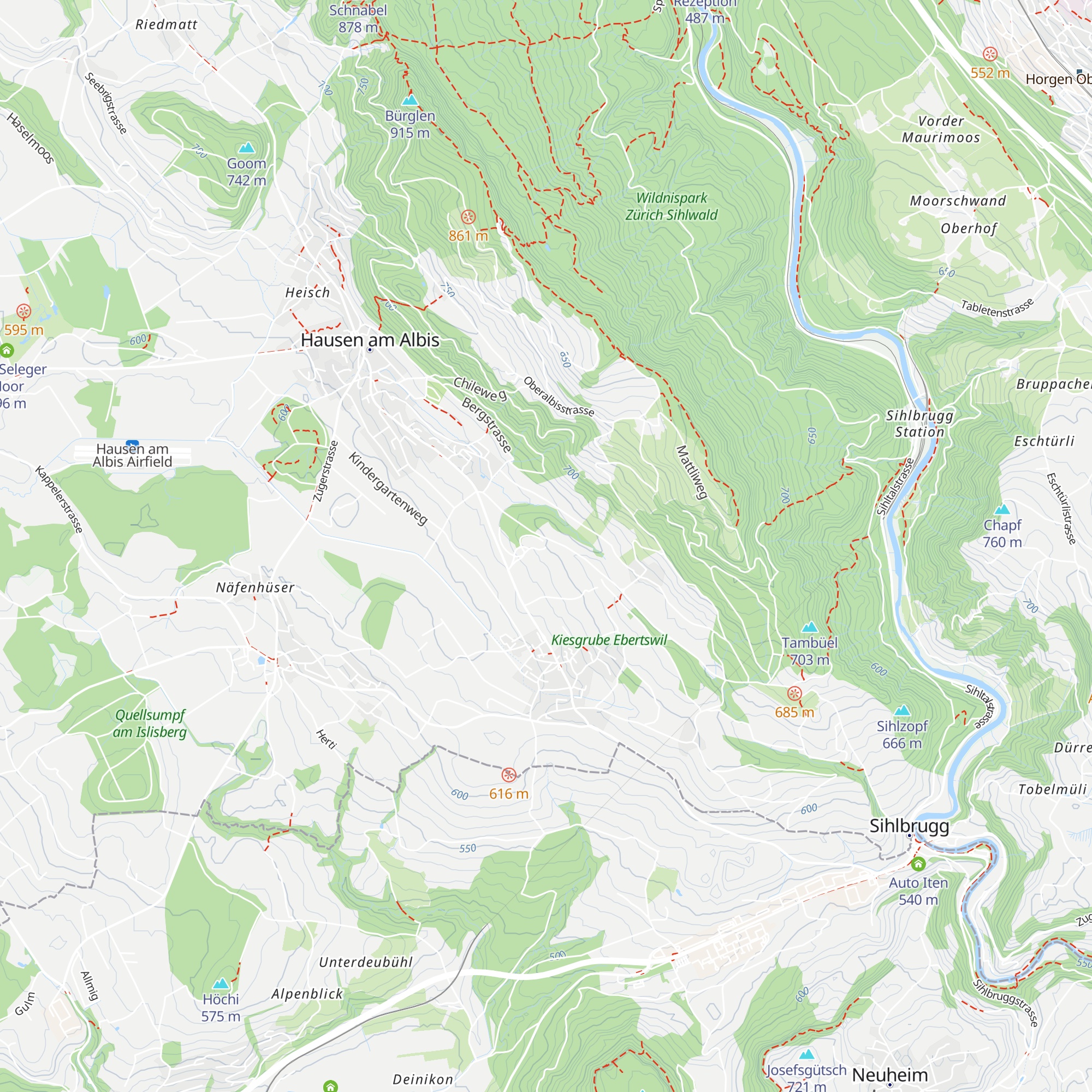 Landgut Ebertswil map