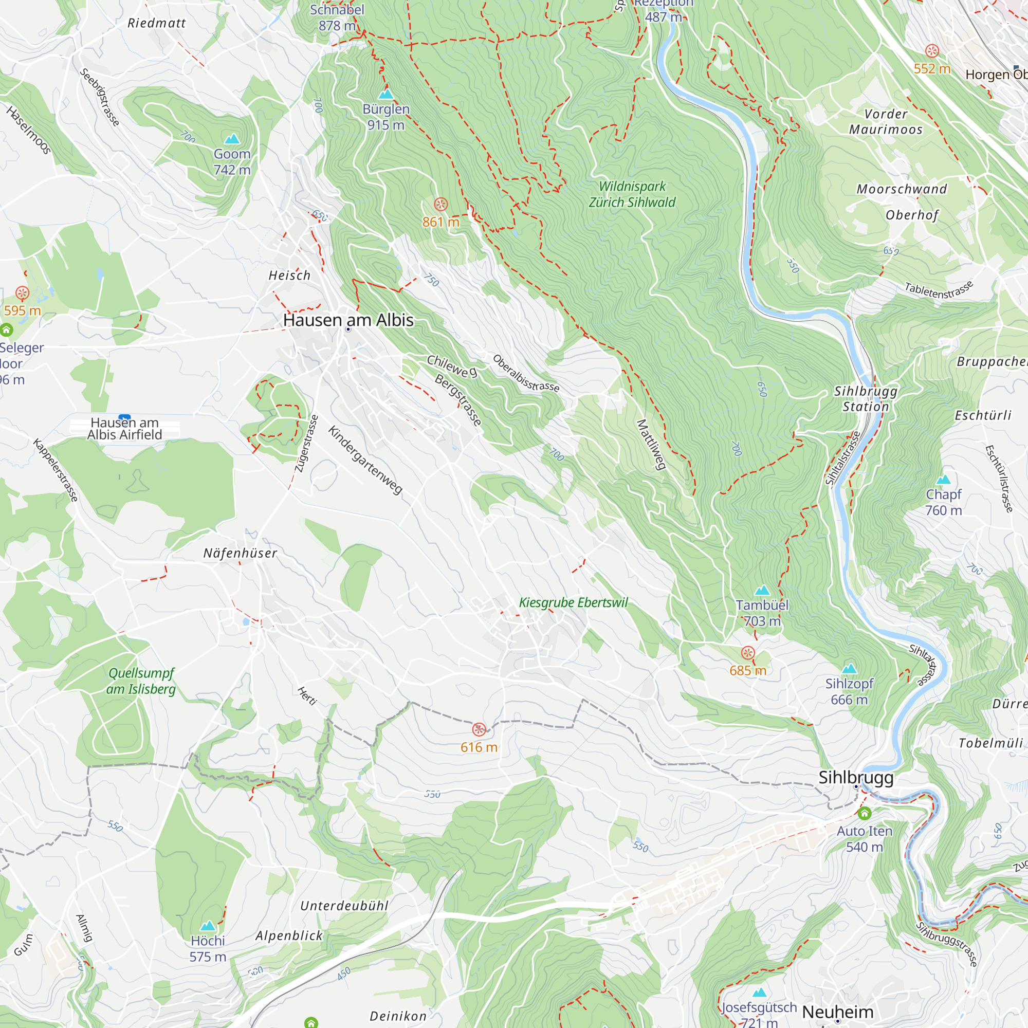Landgut Ebertswil map