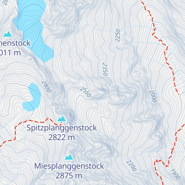 Map of Spitzplanggenstöckli