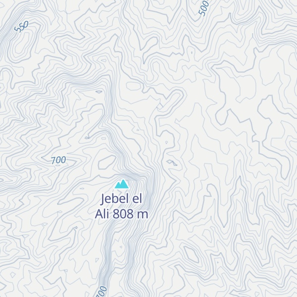 Map of Kāf ad Dekouane