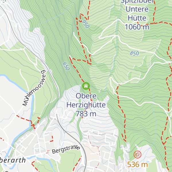 Map of Obere Herzighütte