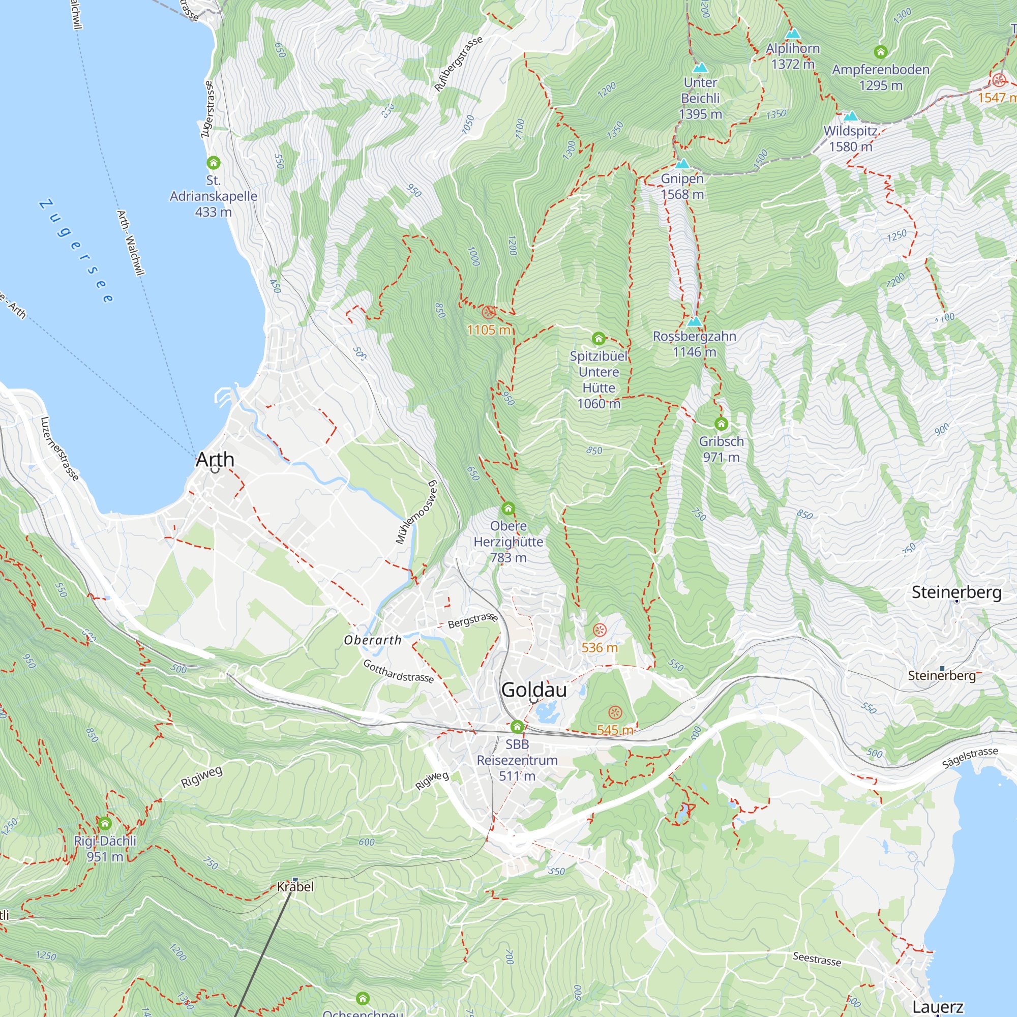 Obere Herzighütte map