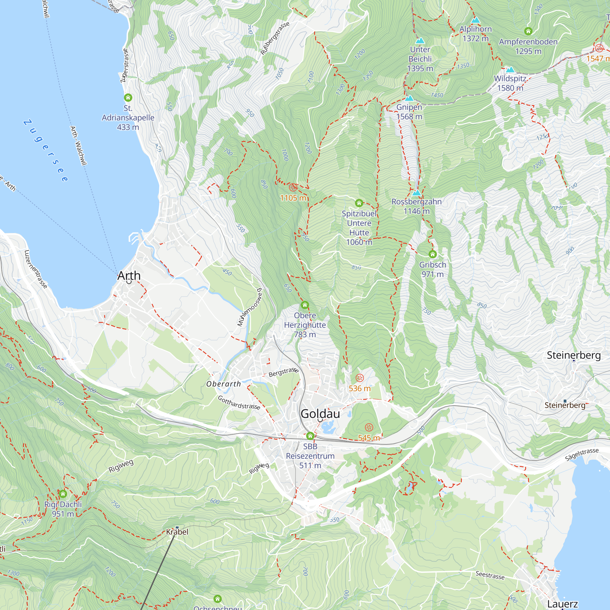 Obere Herzighütte map