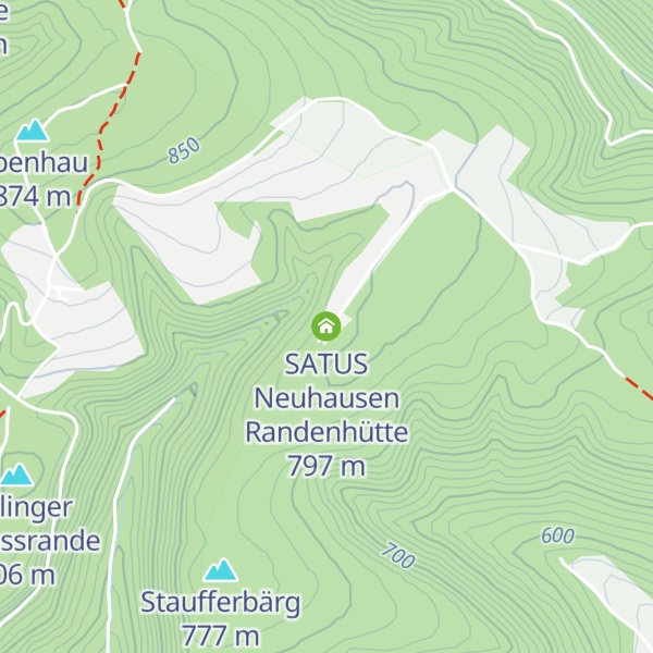 Map of SATUS Neuhausen Randenhütte