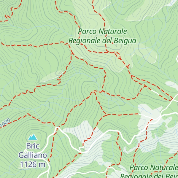 Map of Rocca Becciavè