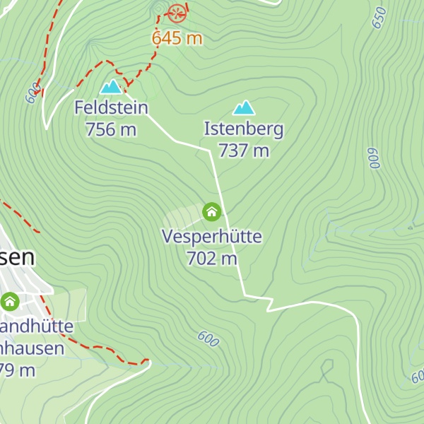 Map of Vesperhütte