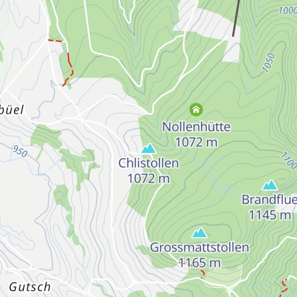 Map of Chlistollen