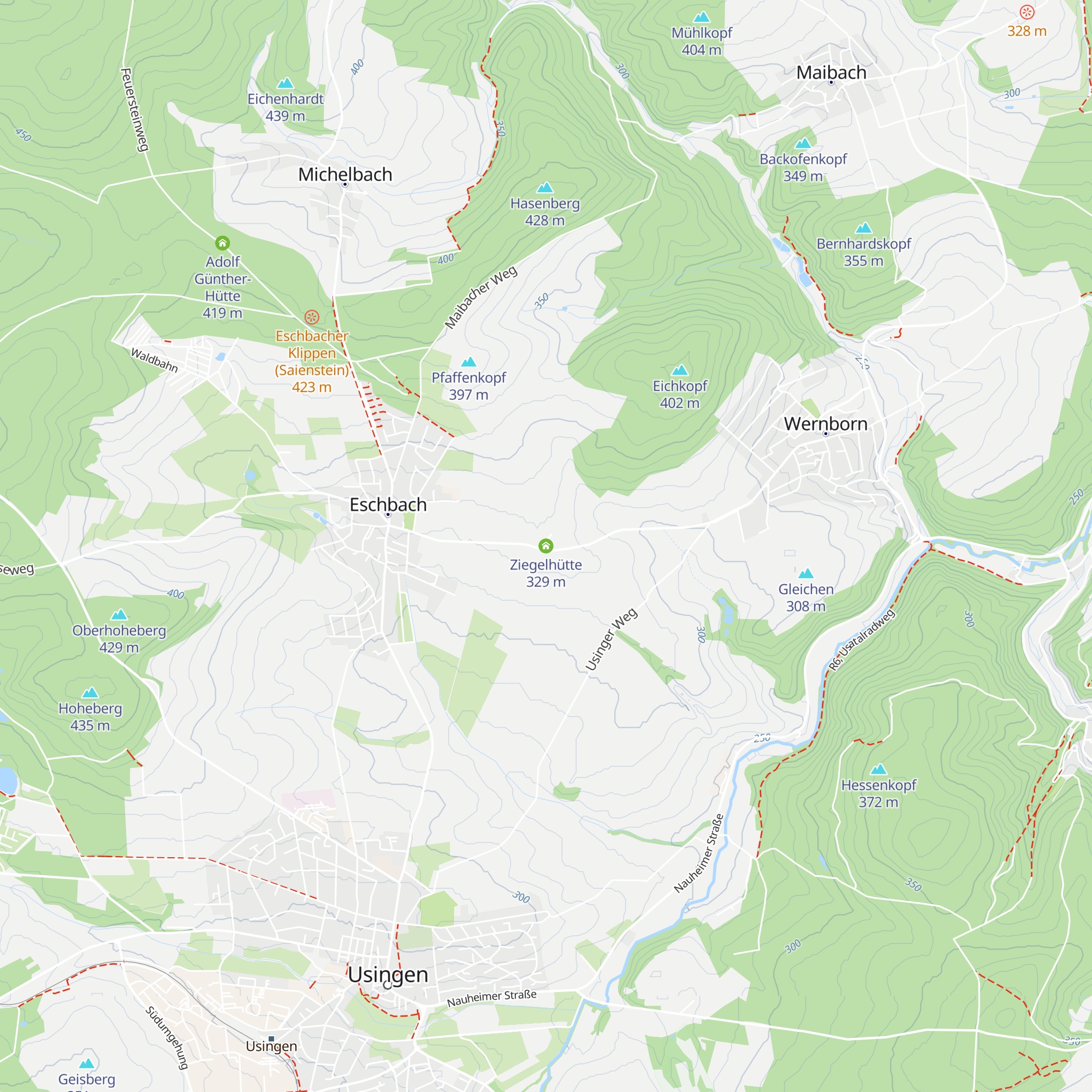 Ziegelhütte map