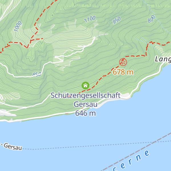 Map of Schützengesellschaft Gersau