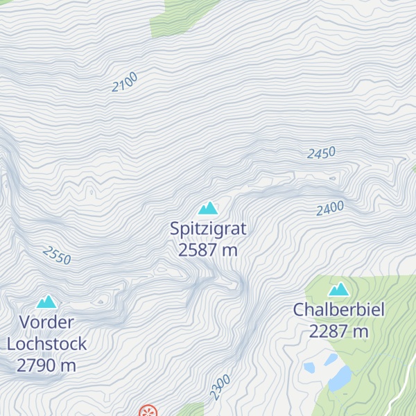 Map of Spitzigrat