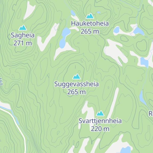 Map of Suggevassheia