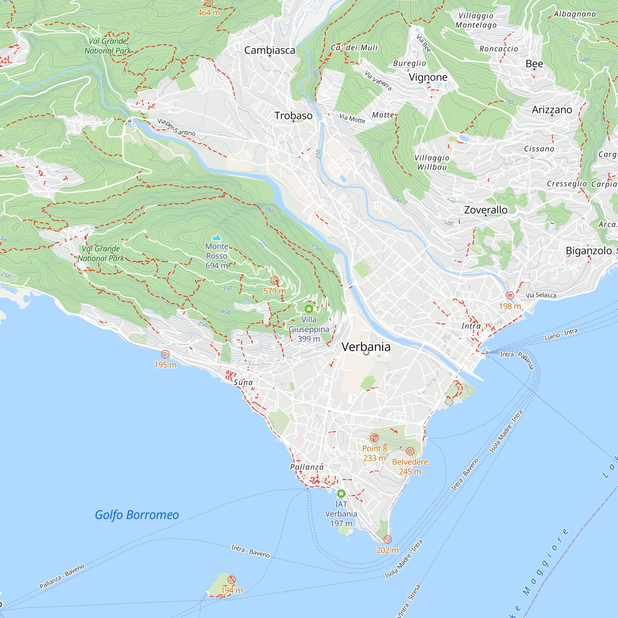 Villa Giuseppina map