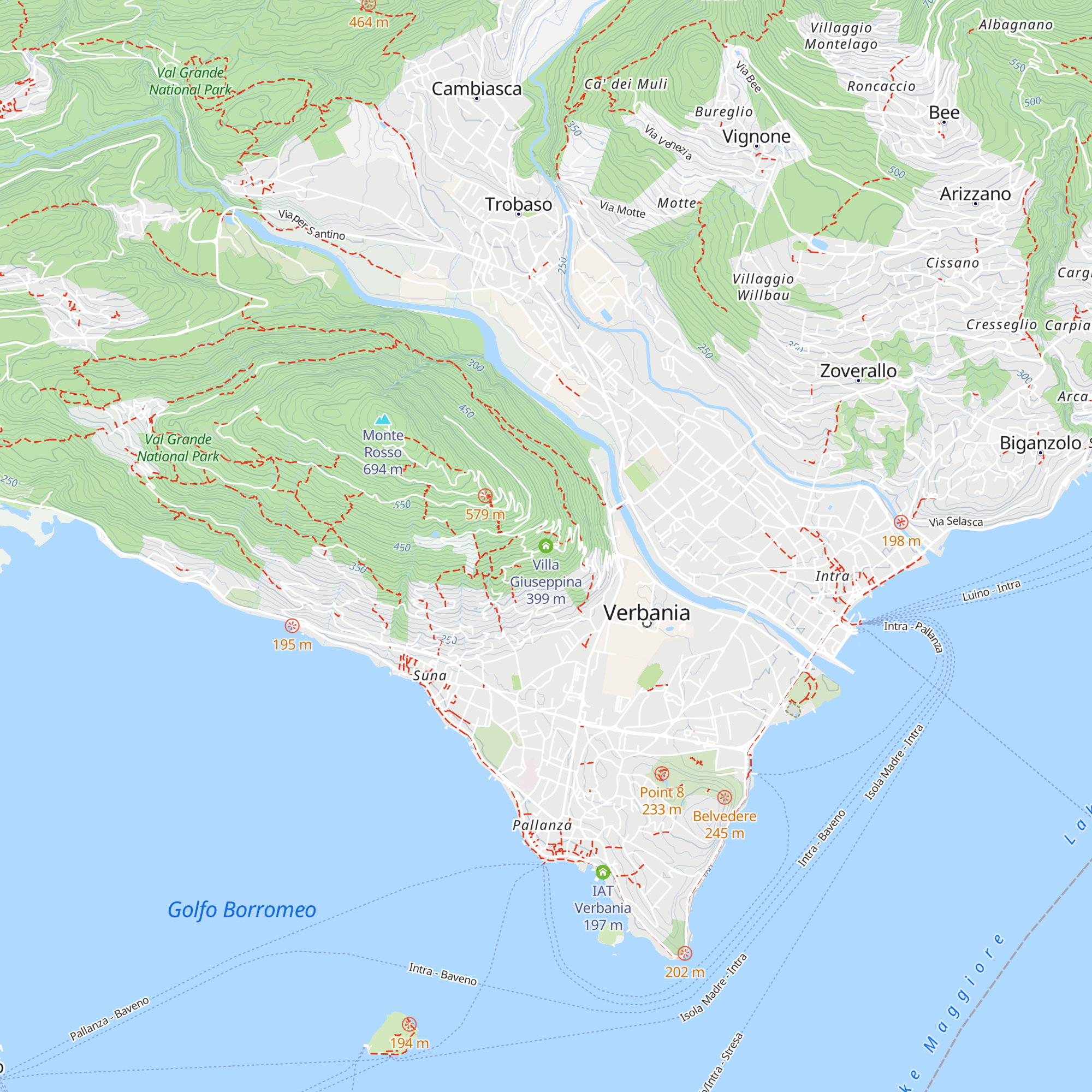 Villa Giuseppina map