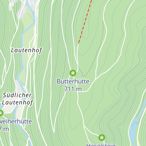 Map of Butterhütte