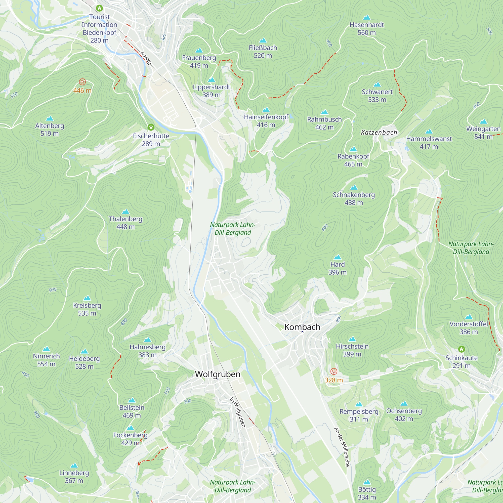 Grillhütte Eckelshausen map